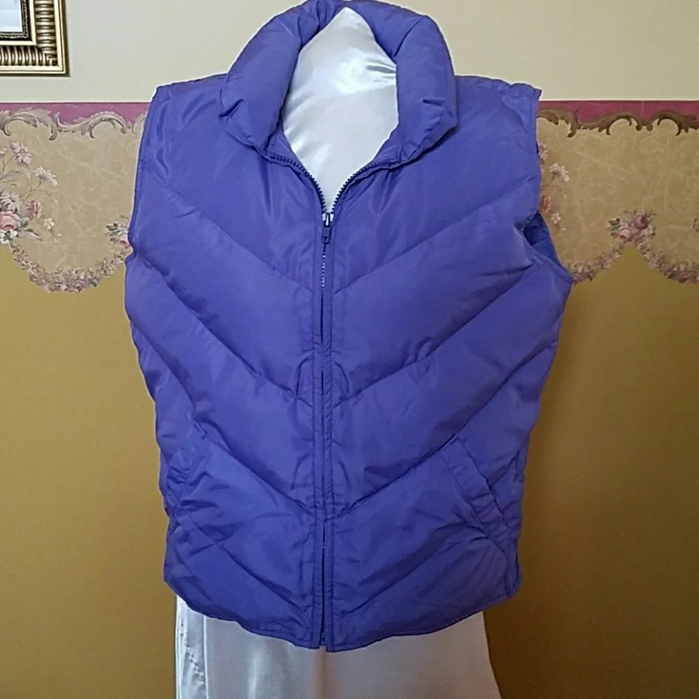 WOMAN'S EDDIE BAUER GOOSEDOWN PUFFER VEST (SZ LG)